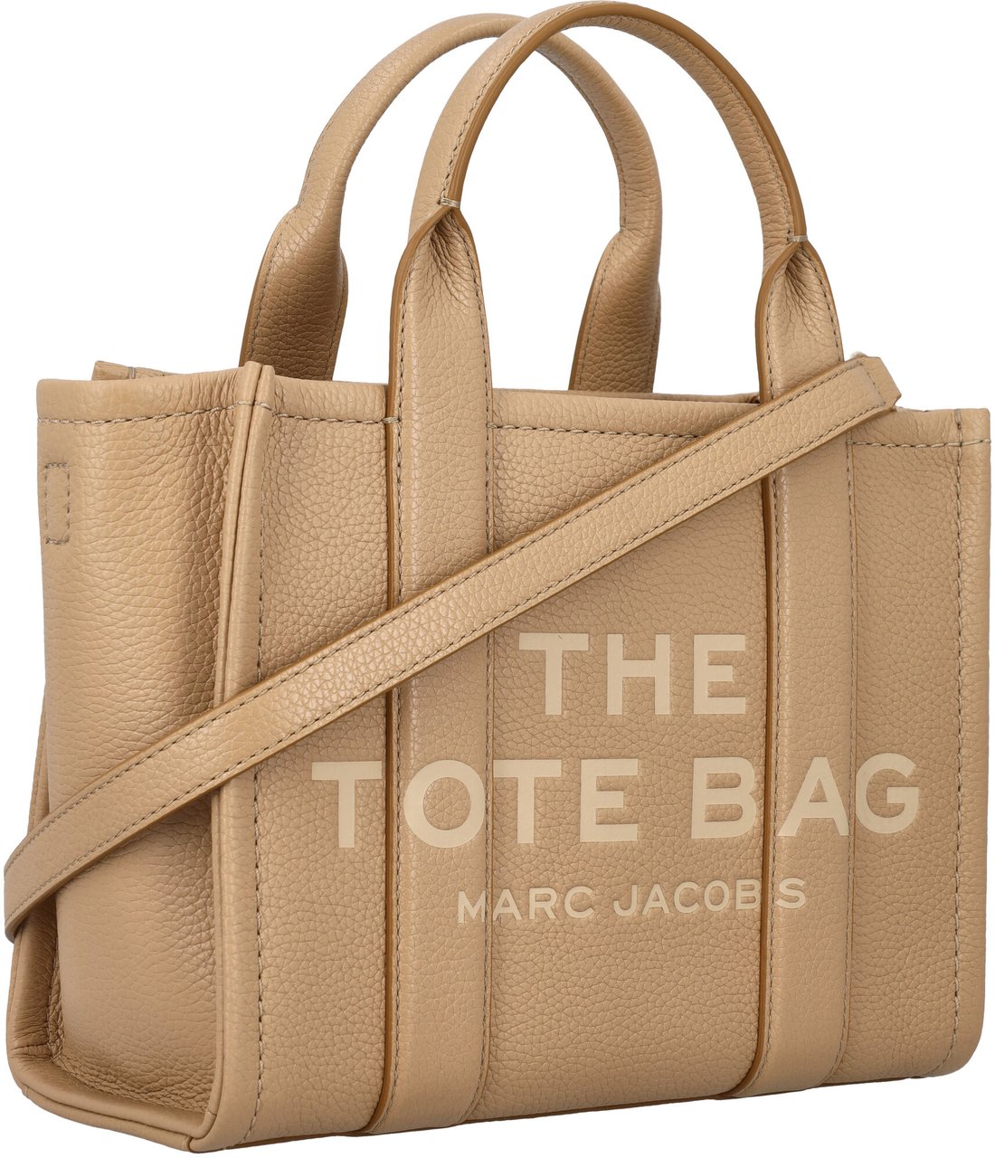 Marc Jacobs The Small Tote Leather Marrone Bruin
