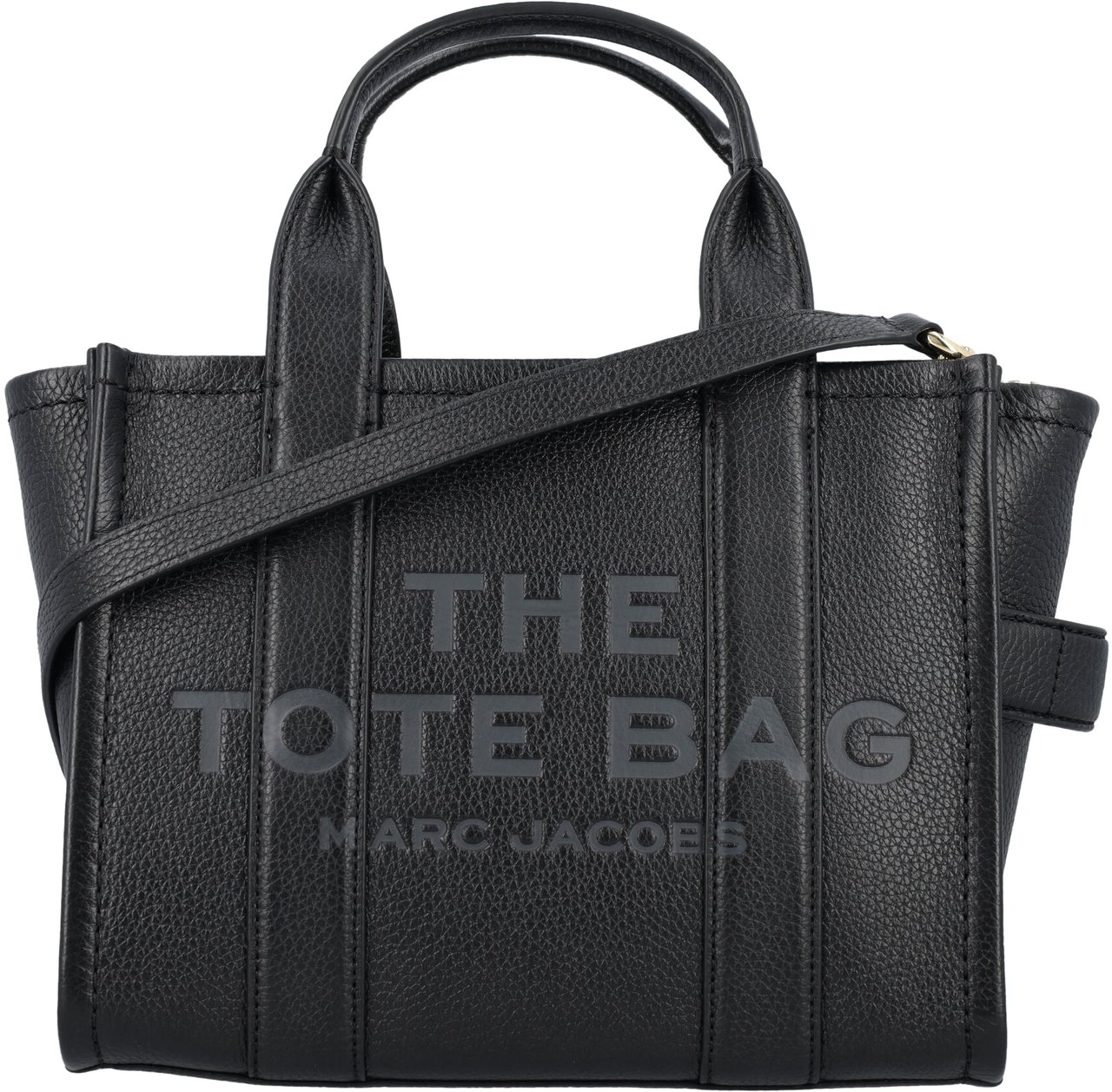 Marc Jacobs The Small Tote Leather Nero Zwart