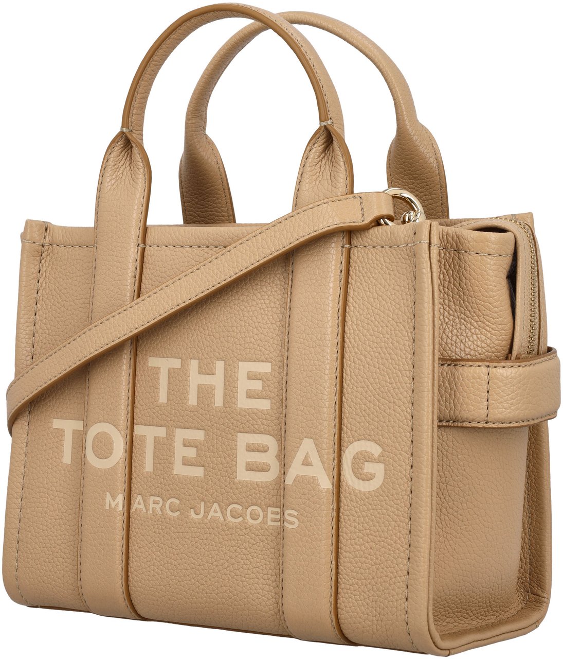 Marc Jacobs The Small Tote Leather Marrone Bruin