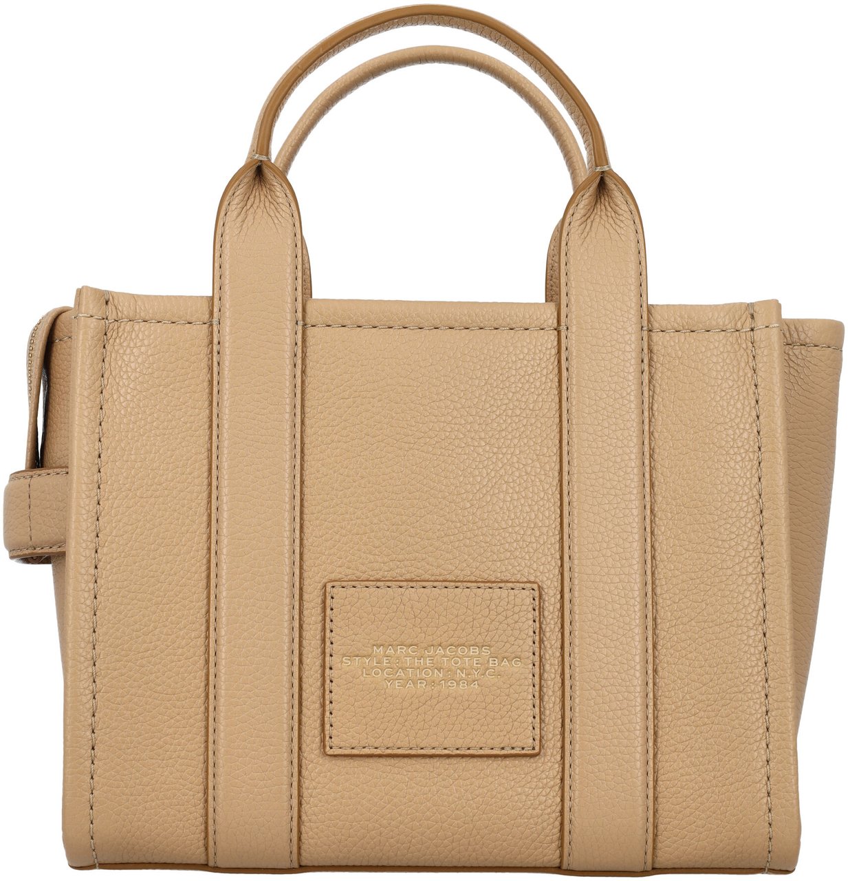 Marc Jacobs The Small Tote Leather Marrone Bruin