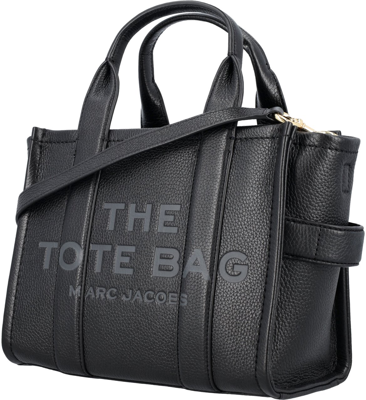 Marc Jacobs The Small Tote Leather Nero Zwart