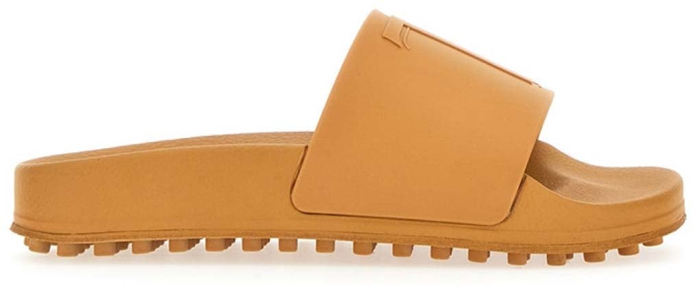 Tod's Monogram Logo Slides Sandals Geel