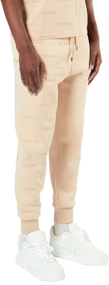 My Brand ALL OVER EMBROIDERY JOGGINGPANT | CAMEL Bruin