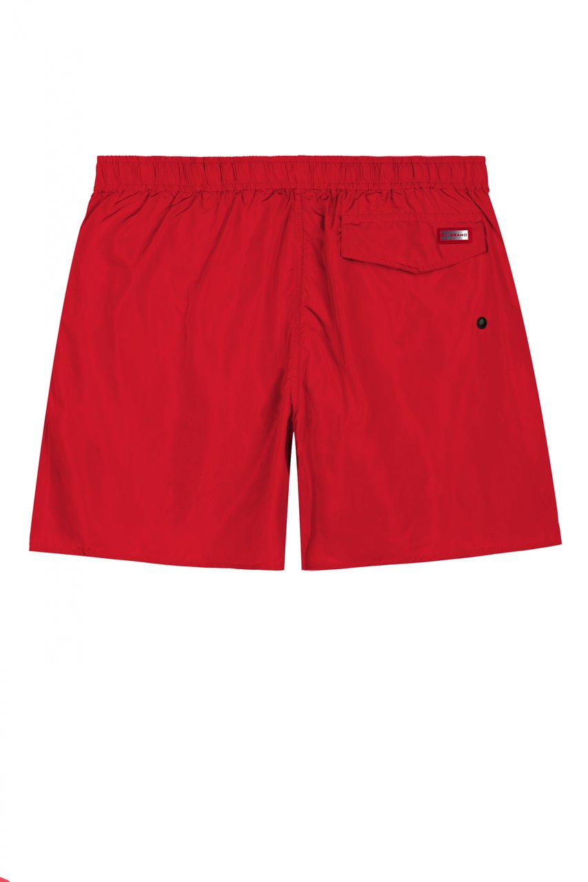 My Brand MB Logo Taping Swimshort Red | RED Rood