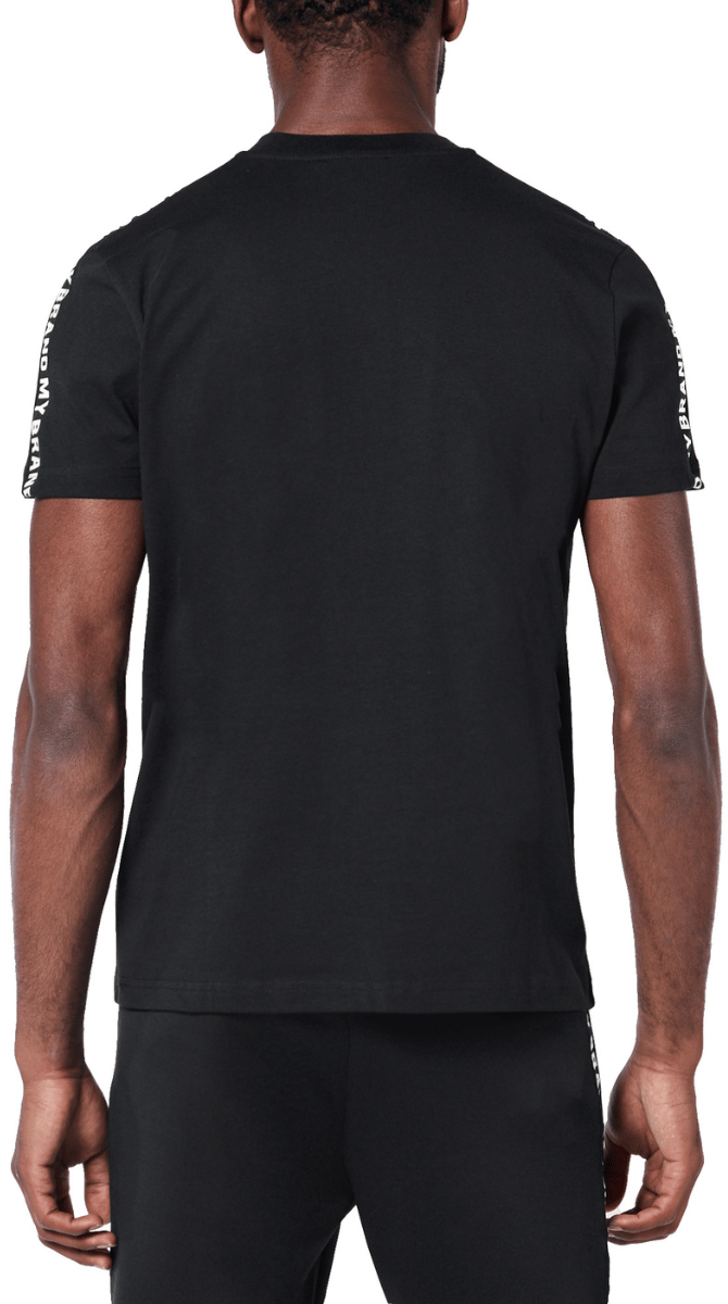 My Brand My Brand Tape T-Shirt | BLACK Zwart