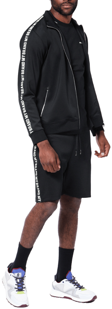 My Brand My Brand Tape T-Shirt | BLACK Zwart