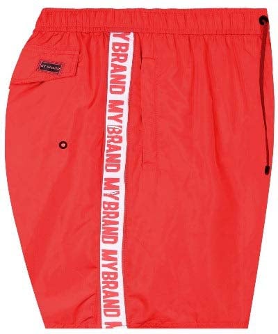 My Brand MYBRAND VARSITY SWIMSHORT | RED Rood