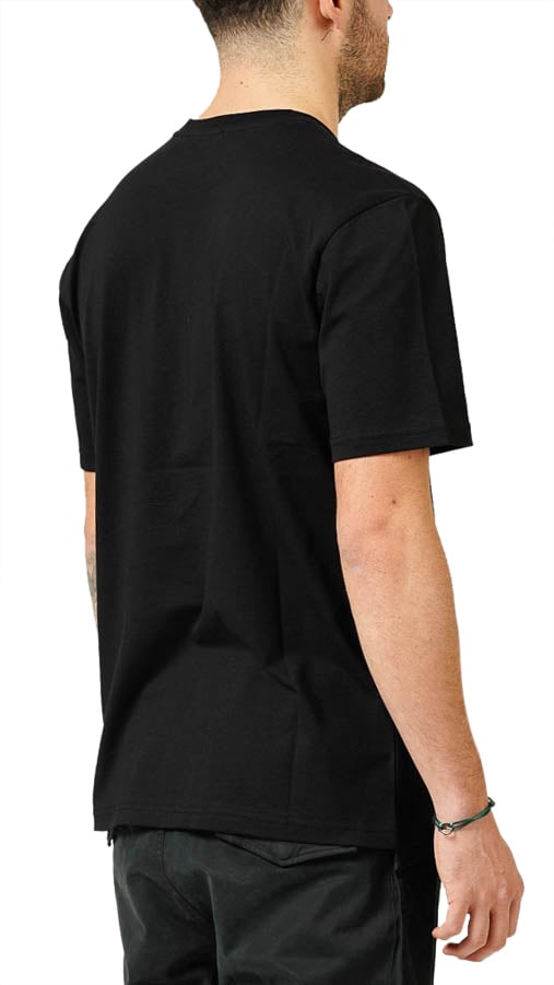 My Brand MY BRAND POPUP LOGO CHEST BLACK T-SHIRT | BLACK Zwart