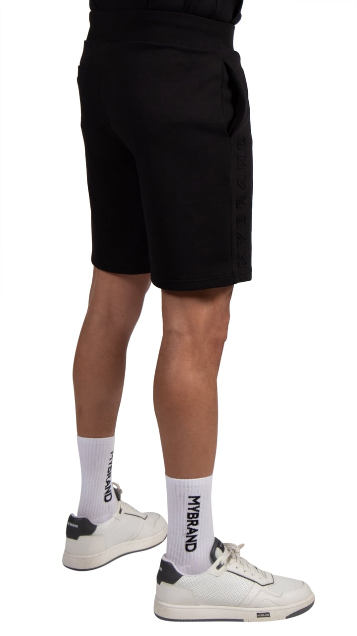 My Brand MYBRAND Embosed Statement Short Black | BLACK Zwart