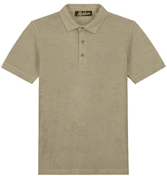 Malelions Malelions Men Signature Towelling Polo Groen