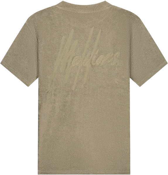 Malelions Malelions Men Signature Towelling T-Shirt Groen