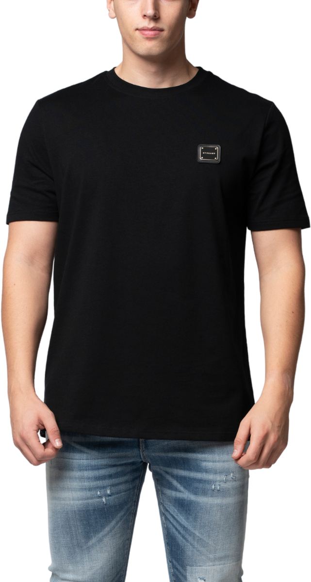 My Brand Essential Pique T-Shirt Heren Zwart Zwart