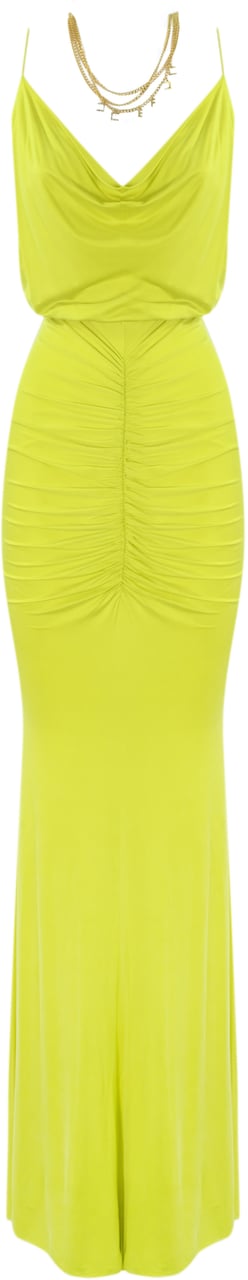 Elisabetta Franchi Dresses Yellow Geel