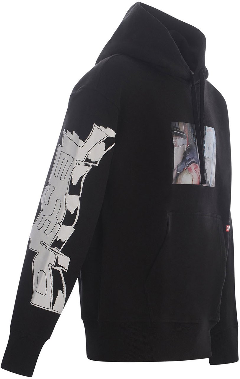 Diesel Sweatshirt Black Zwart