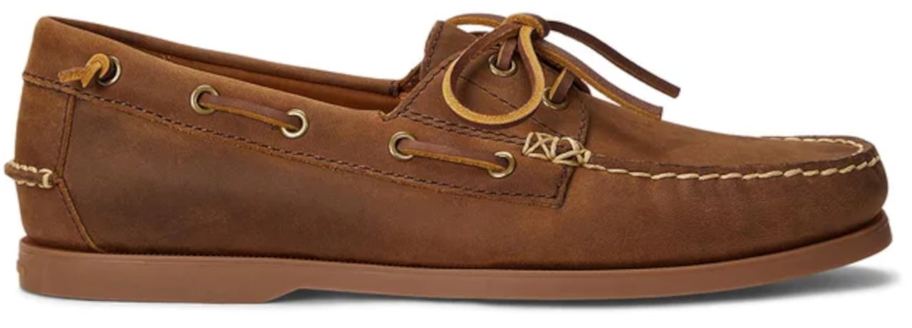 Ralph Lauren Flat Shoes Saddle Bruin