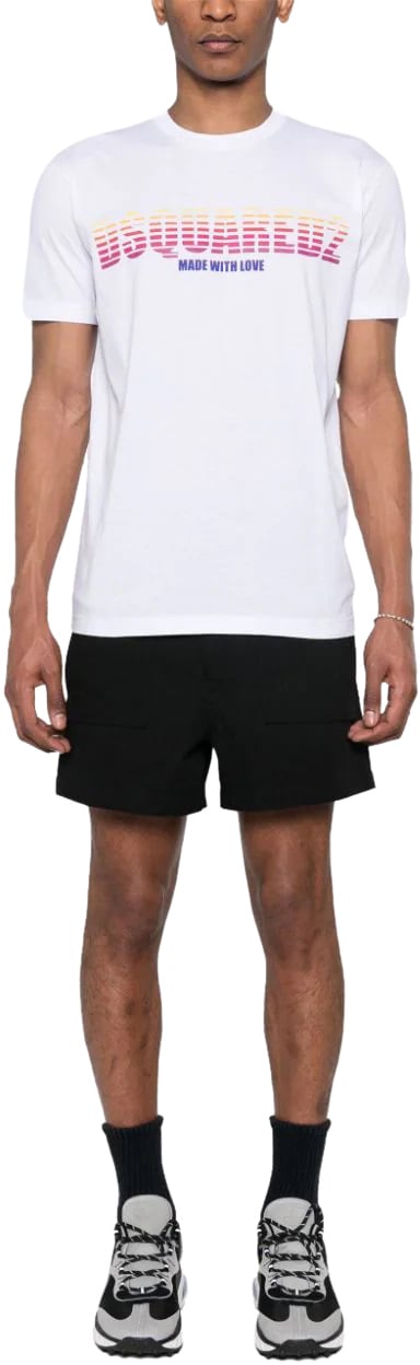 Dsquared2 t-shirt white Wit