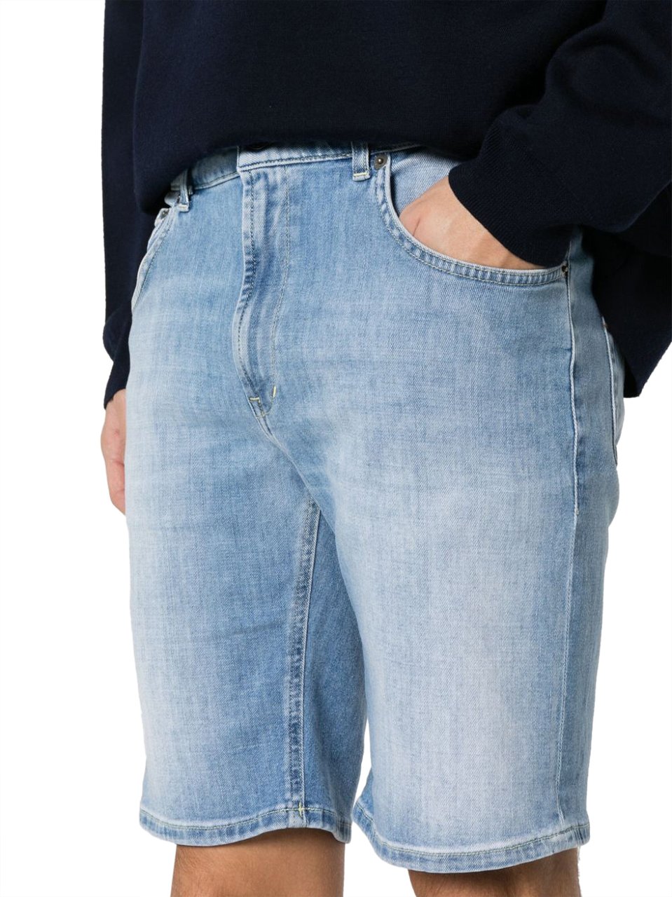 Dondup Dondup Denim Derick bermuda shorts Blauw