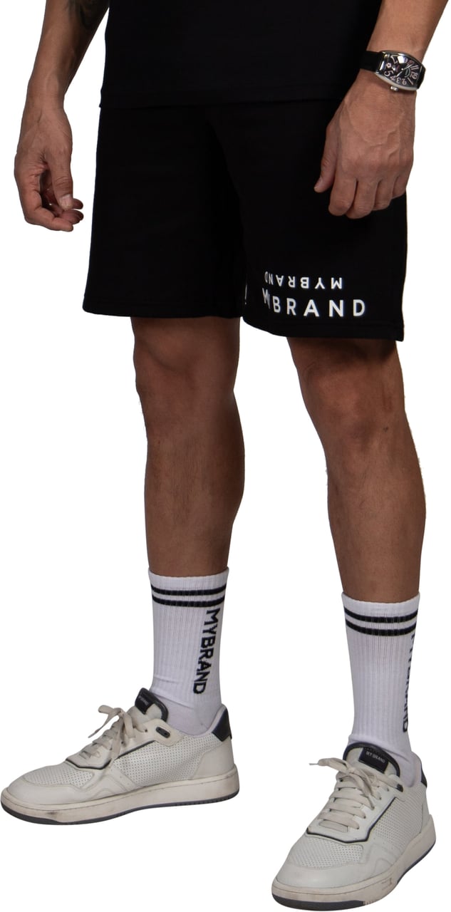 My Brand MYBRAND Signature Series: Classic Logo Short | BLACK Zwart