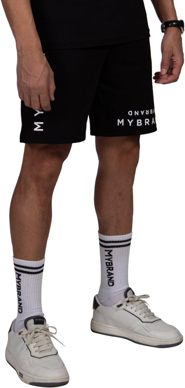 My Brand MYBRAND Signature Series: Classic Logo Short | BLACK Zwart