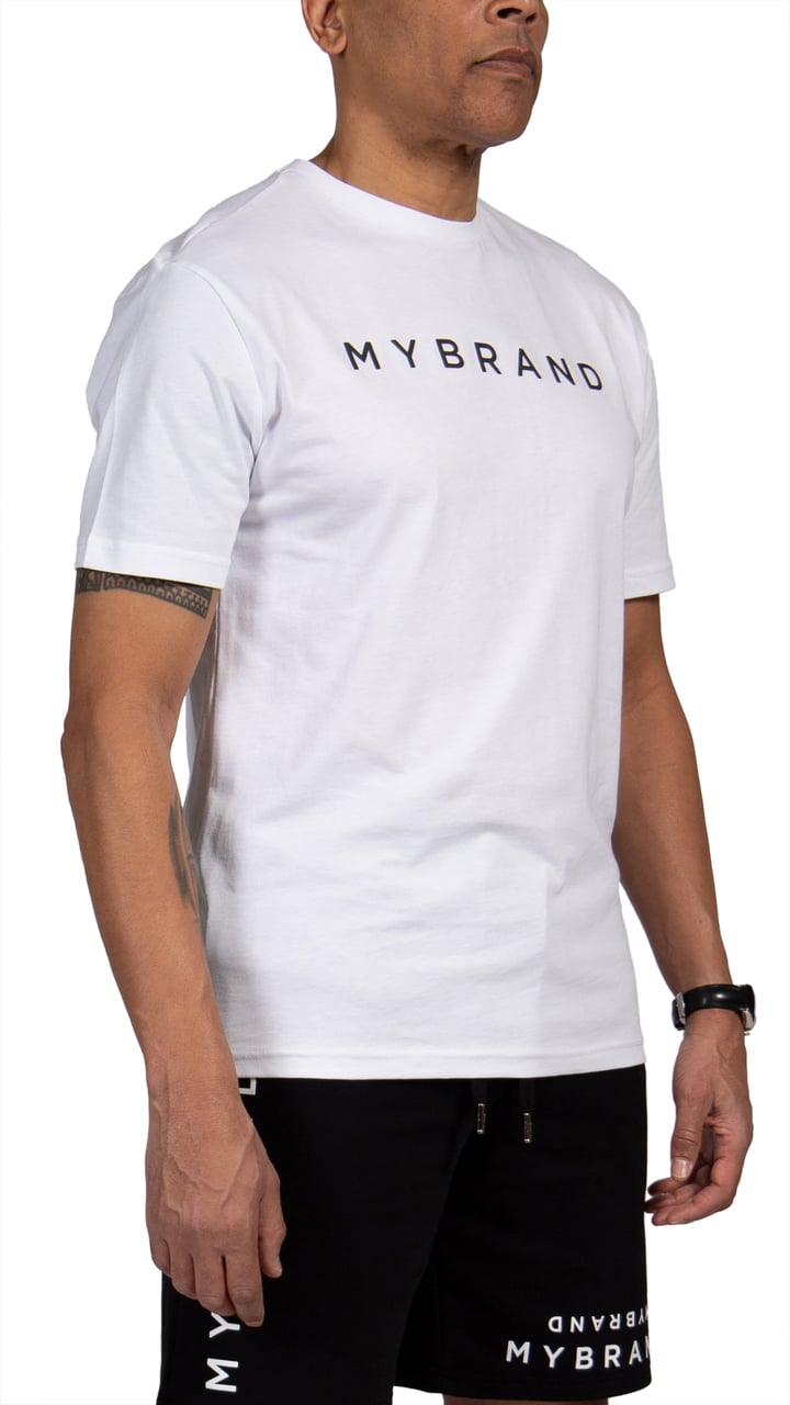My Brand MYBRAND Signature Series: Classic Logo Tee | WHITE Wit