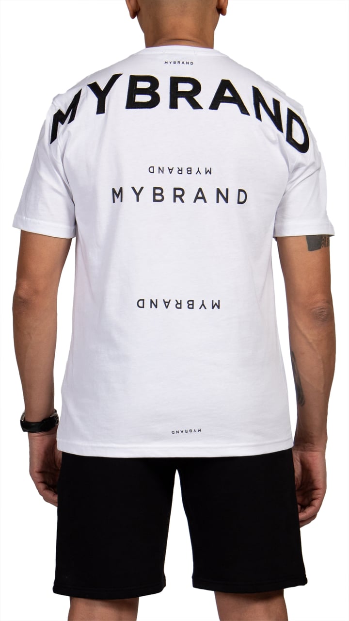 My Brand MYBRAND Signature Series: Classic Logo Tee | WHITE Wit