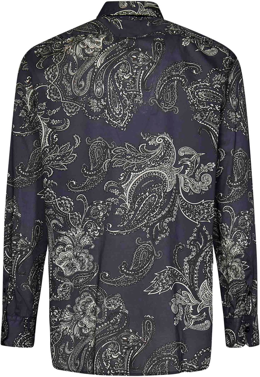 Etro Etro Shirts Blue Blauw