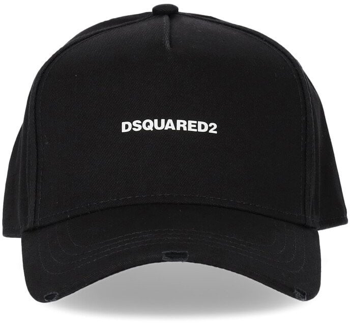 Dsquared2 Mini Logo Black Baseball Cap Black Zwart