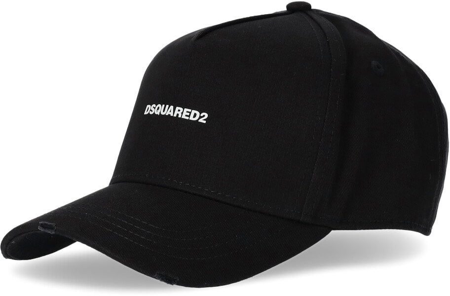 Dsquared2 Mini Logo Black Baseball Cap Black Zwart