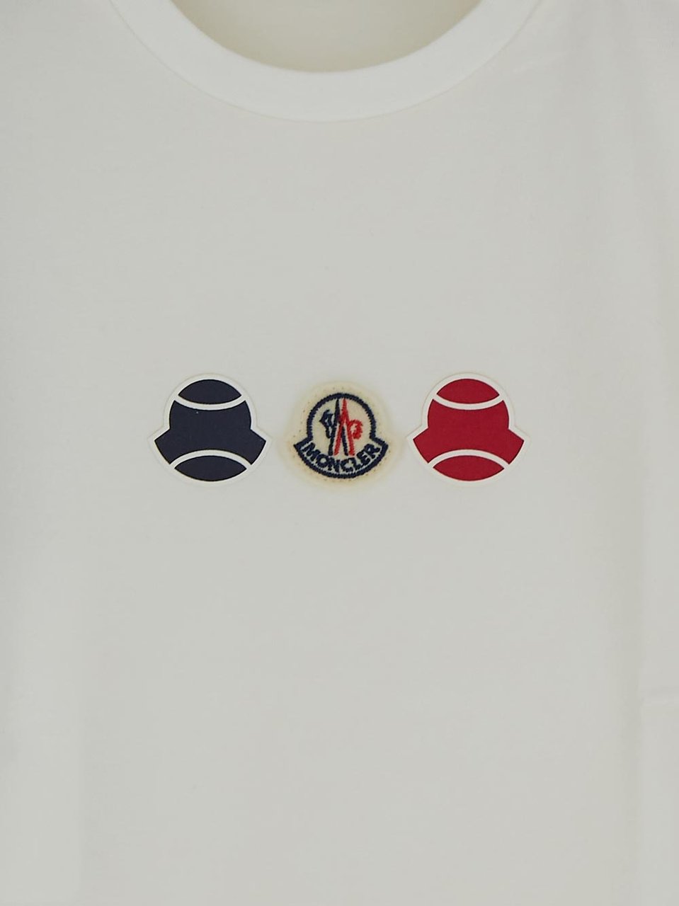 Moncler Logo T-Shirt Wit
