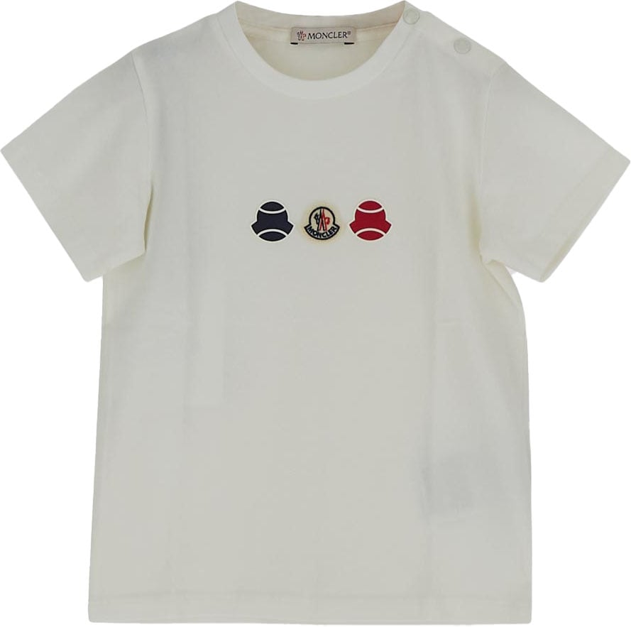 Moncler Logo T-Shirt Wit