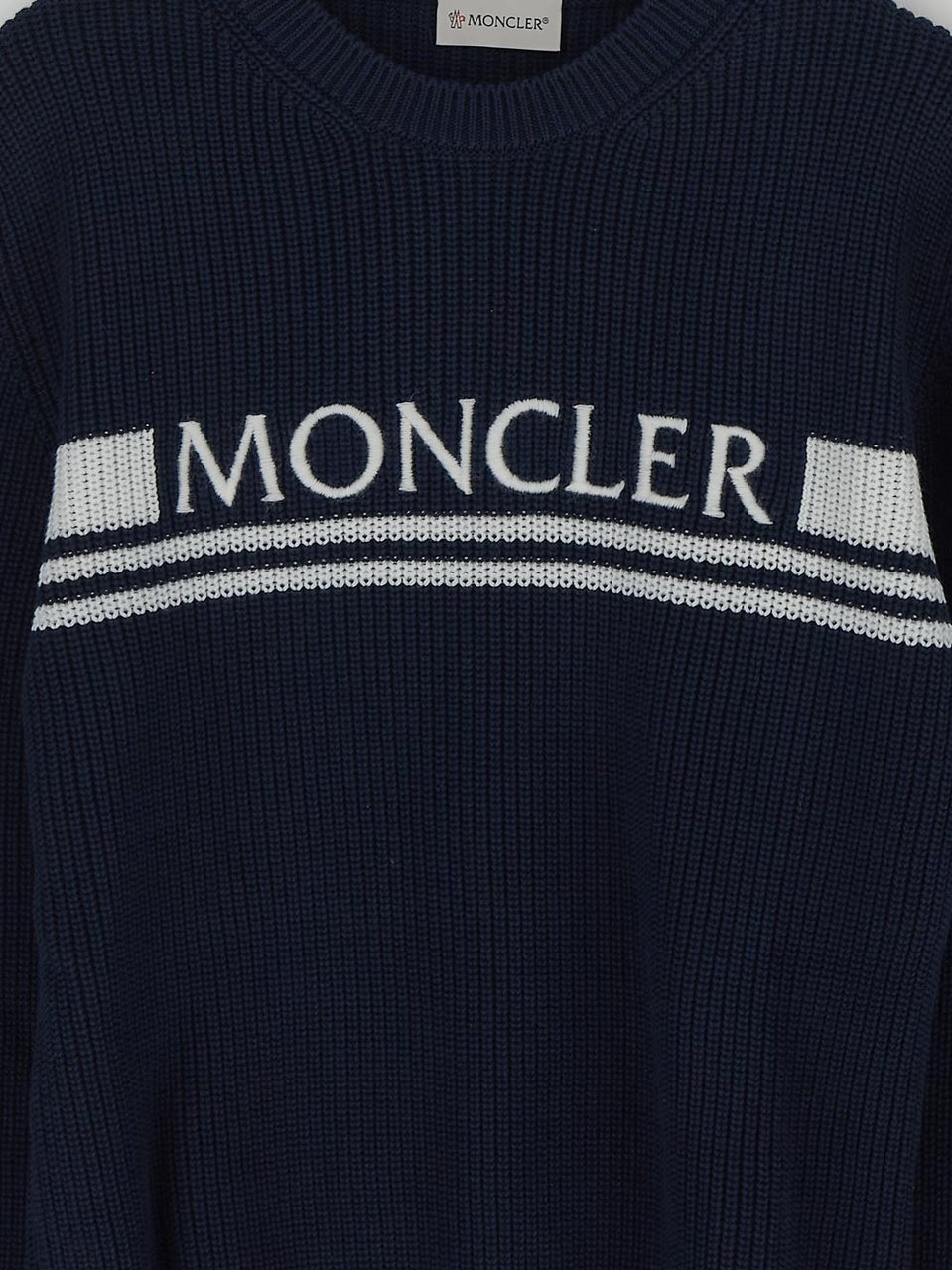 Moncler Logo Knit Blauw