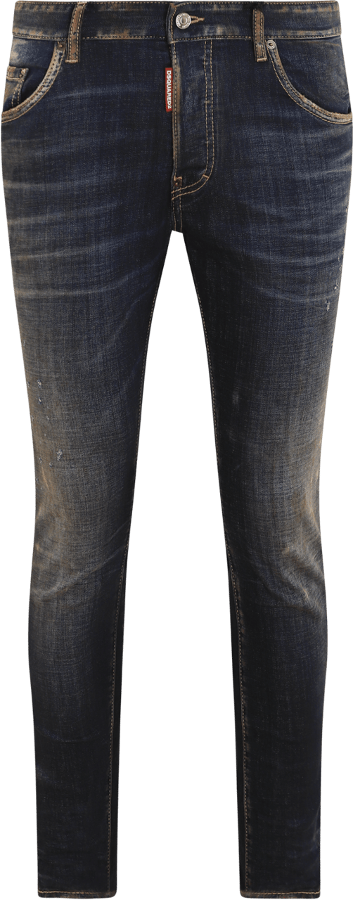 Dsquared2 Heren Pants 5 Pockets Blauw Blauw