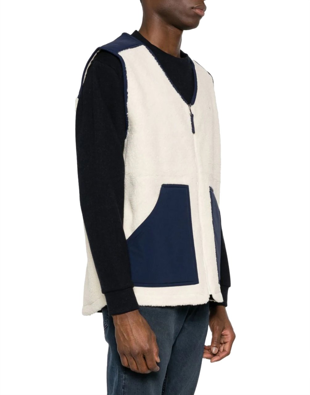 Ralph Lauren Hi-pile Fleece Vest Jacket Beige