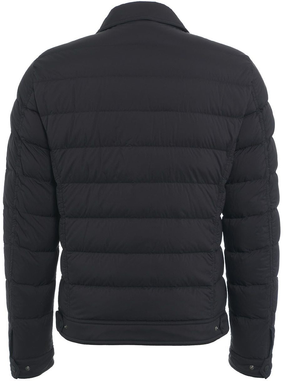 Herno Quilted down jacket 'La Denim' Zwart