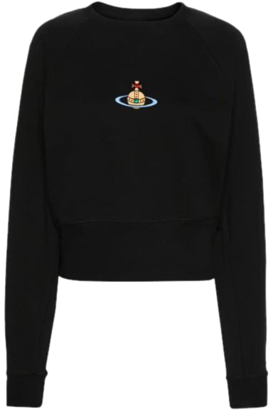 Vivienne Westwood Vivienne Westwood Black cotton sweatshirt Zwart
