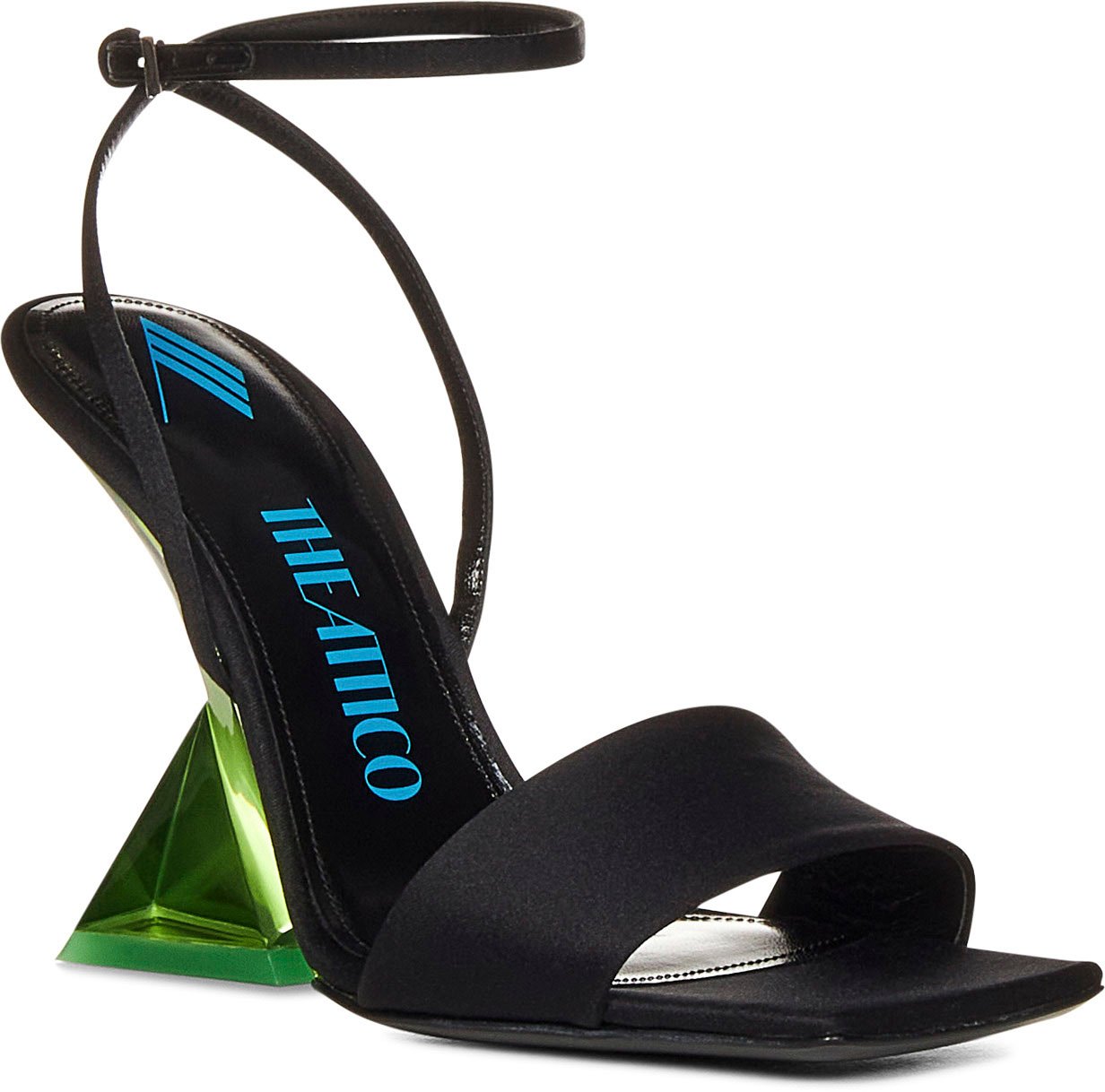 The Attico Sandals Black Pink Zwart
