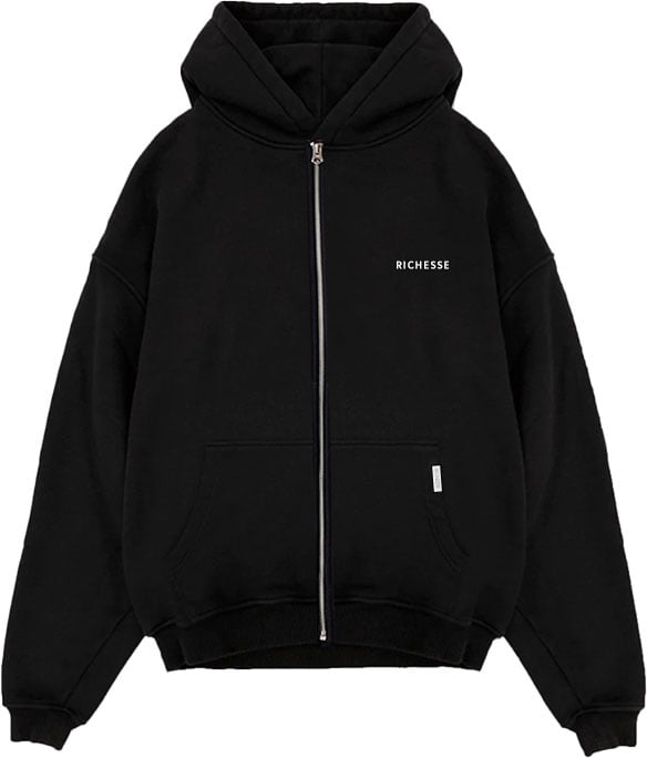 Richesse Zipper Zwart Zwart