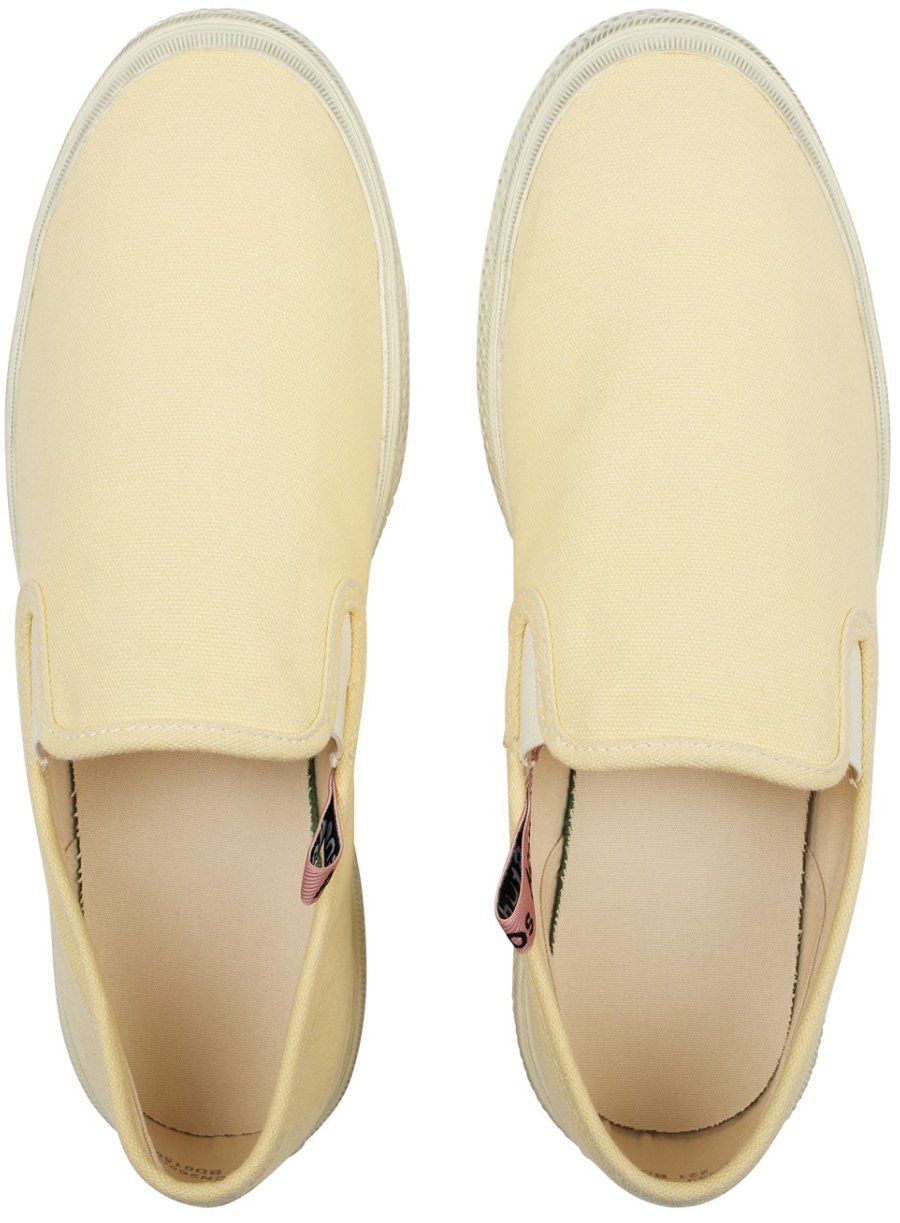 Acne Studios Ballow Tumbled Slip On Sneakers Geel