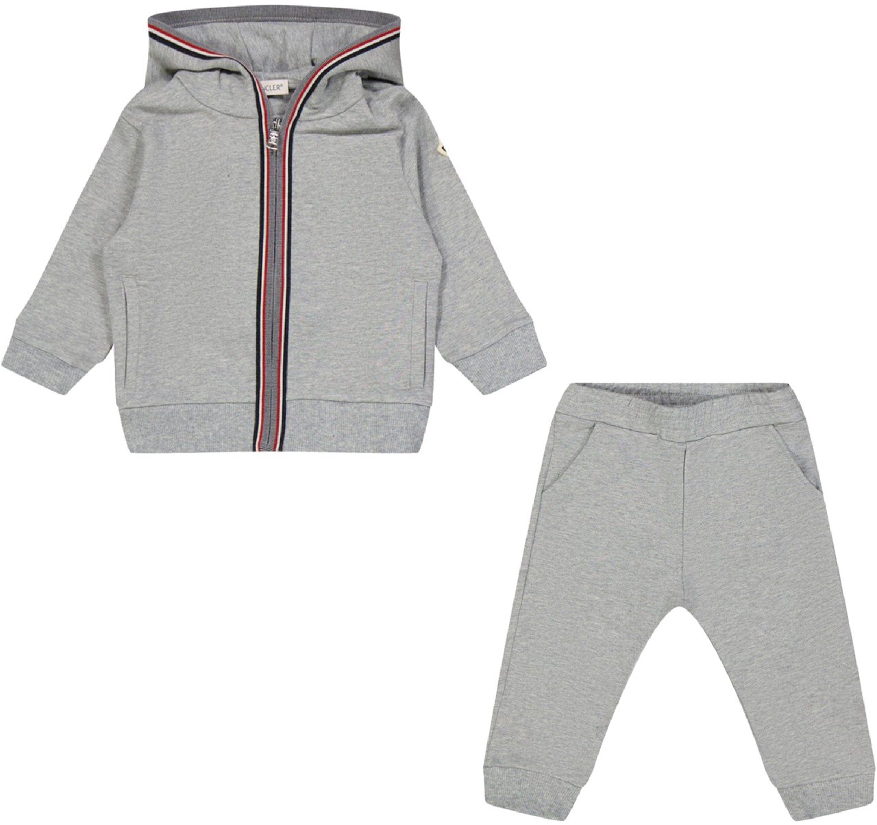 Moncler Moncler Baby Jongens Joggingpak Grijs Grijs