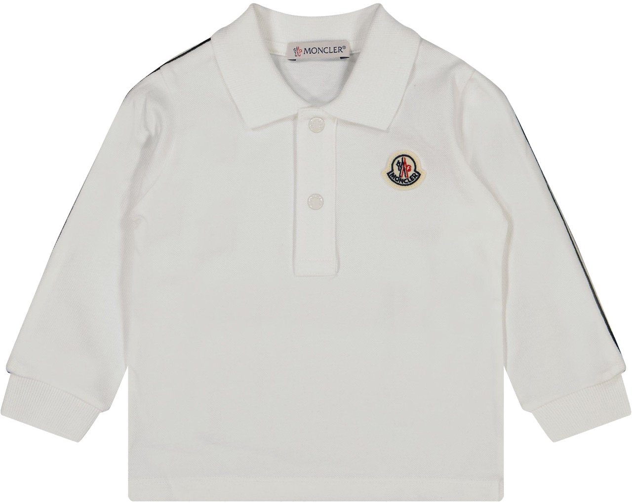 Moncler Moncler Baby Jongens Polo Wit Wit