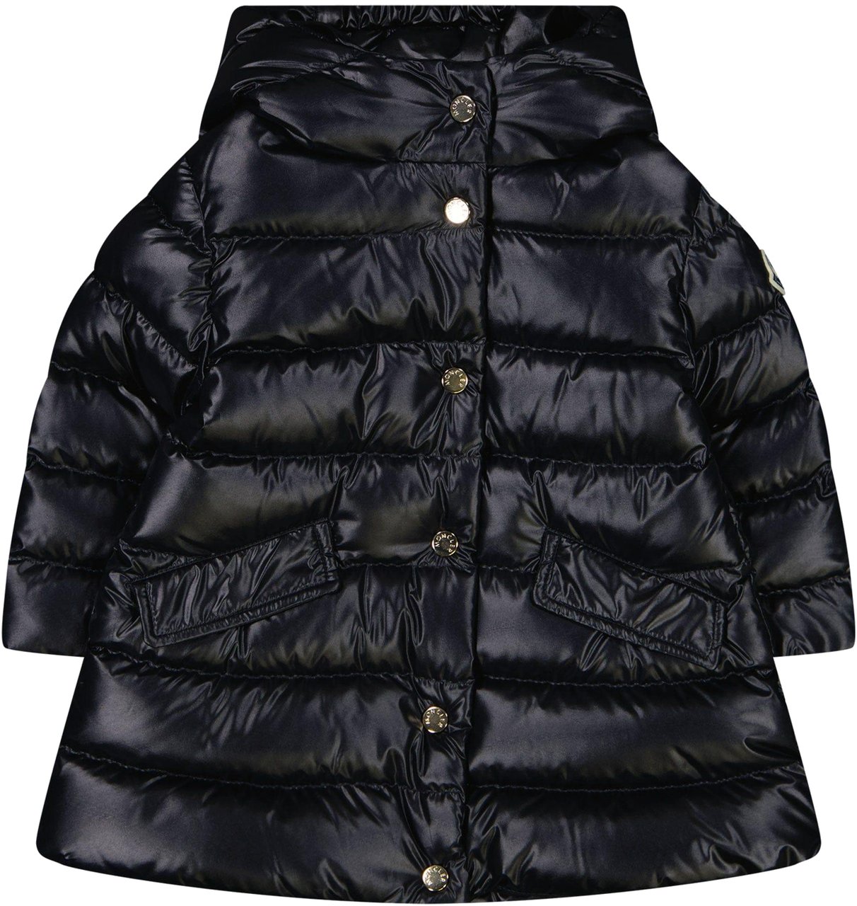 Moncler Moncler Ibida Baby Meisjes Winterjas Navy Blauw