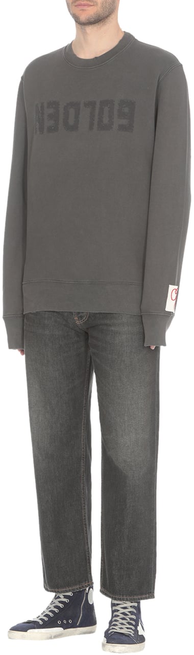 Golden Goose Sweaters Grey Grey Zwart