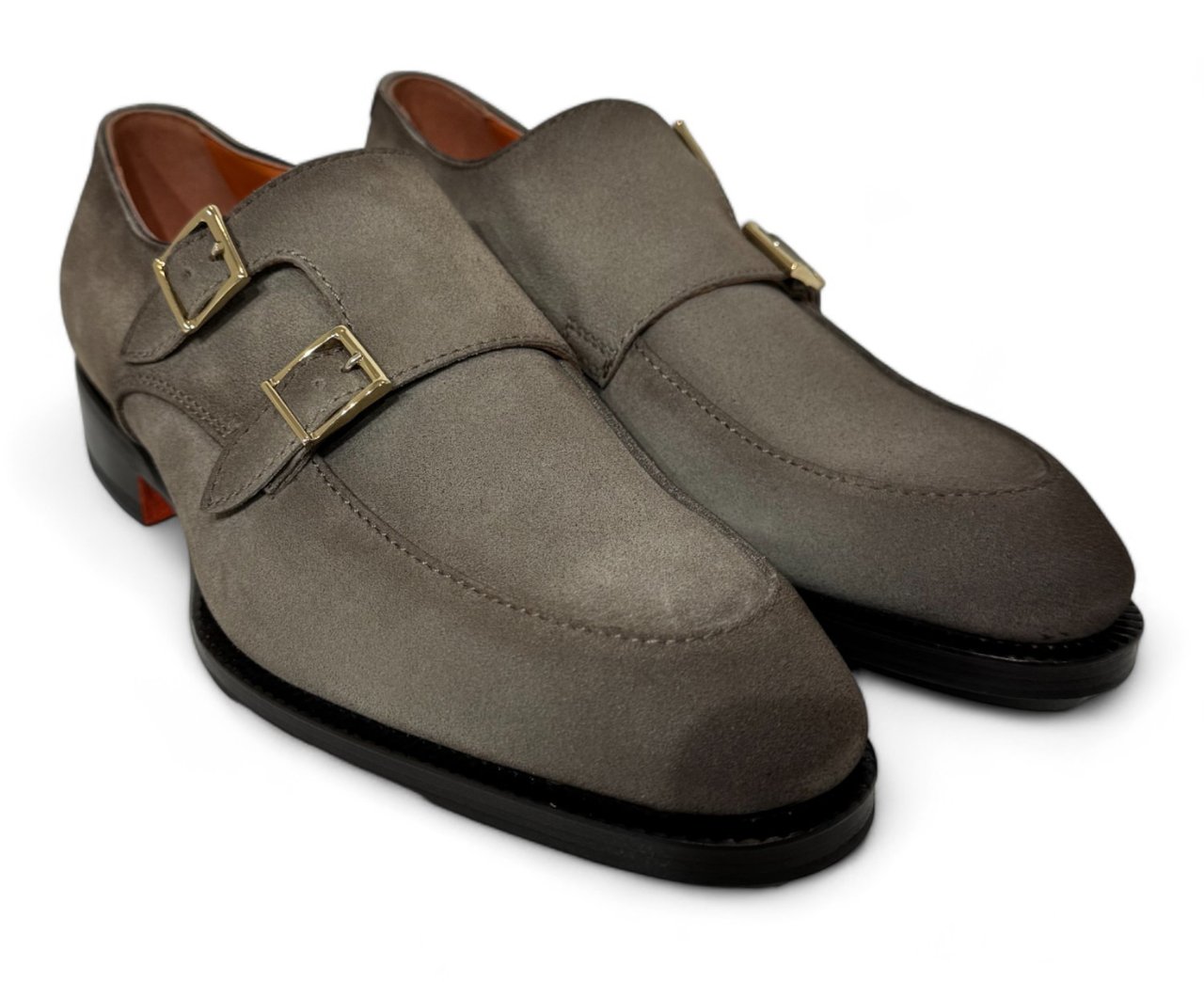 Santoni gespschoen Carter bruin Bruin