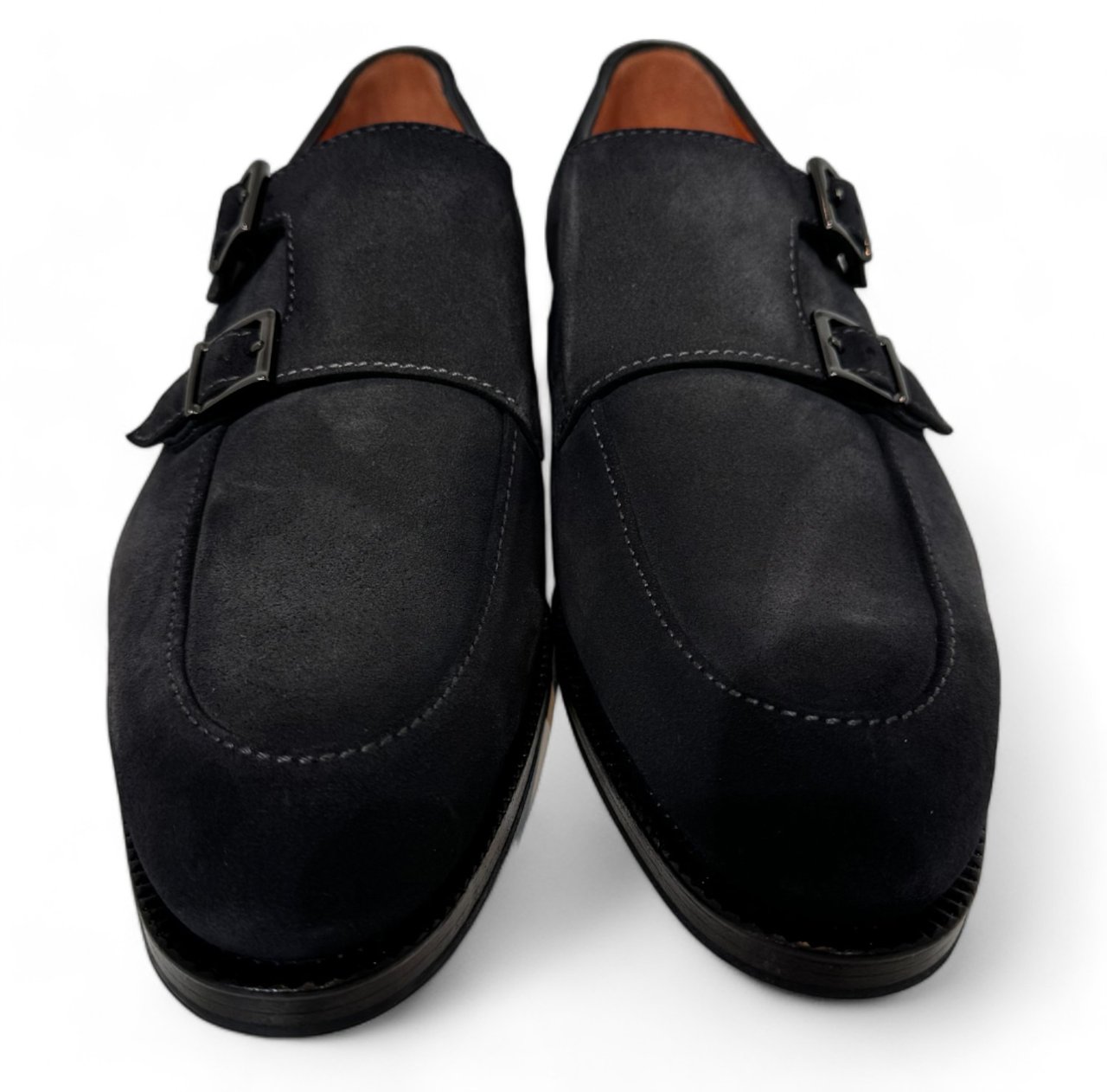 Santoni gespschoen Carter antraciet Grijs