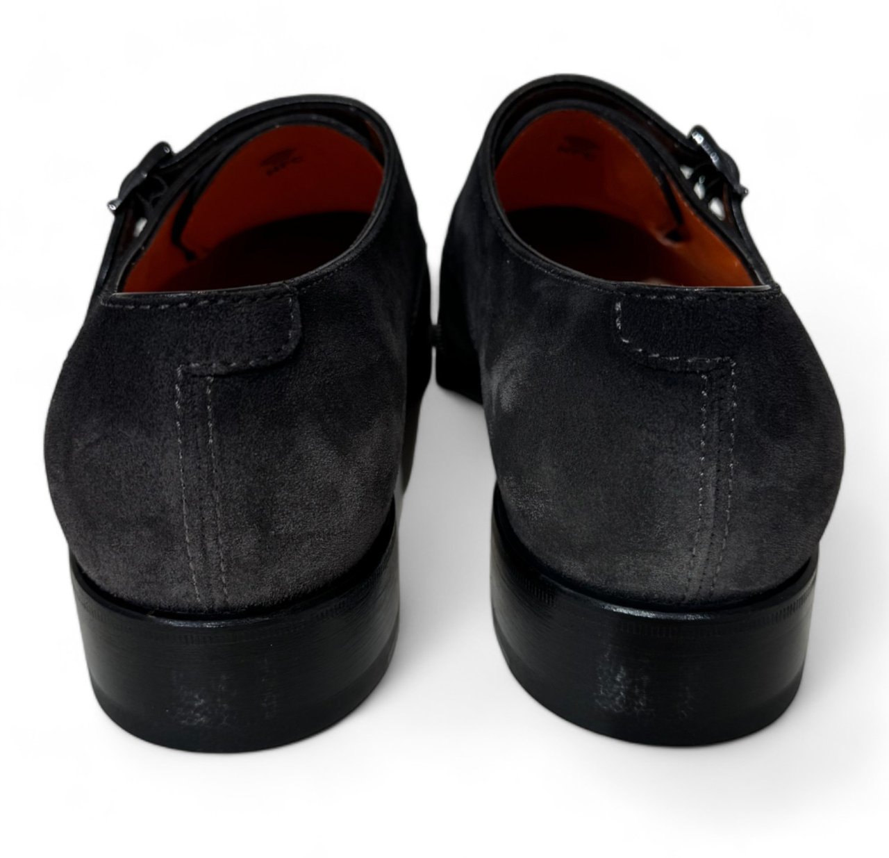 Santoni gespschoen Carter antraciet Grijs