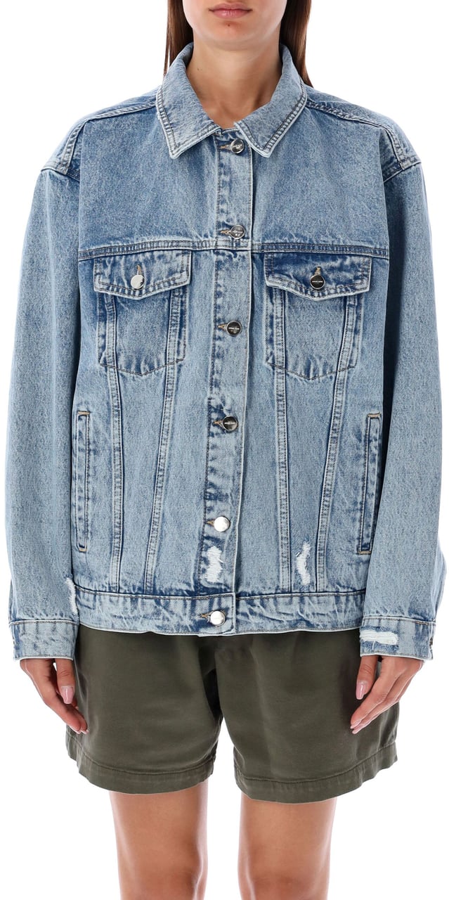 Anine Bing RORY DENIM JACKET Blauw