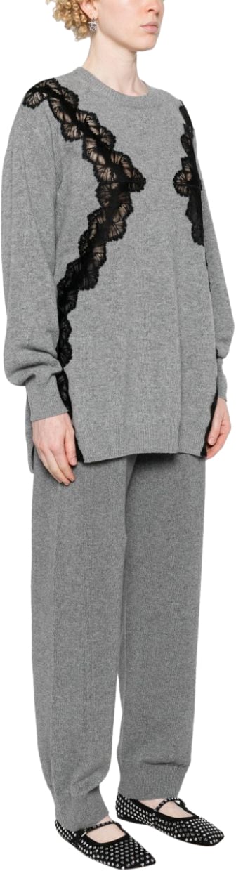 Stella McCartney Maglione Cut-Out Grijs