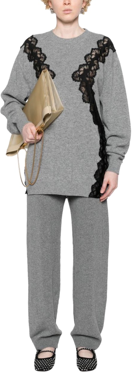 Stella McCartney Maglione Cut-Out Grijs