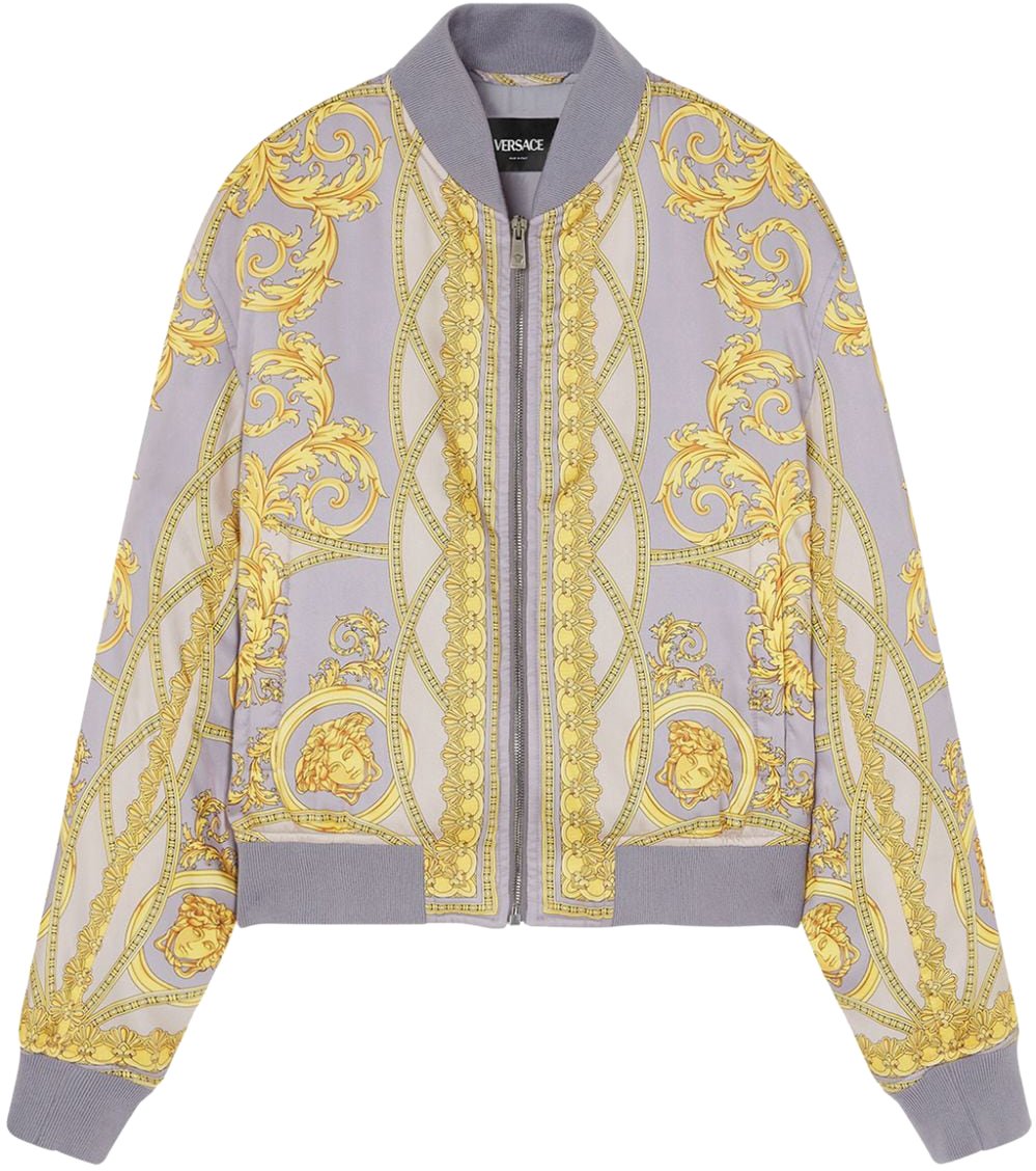 Versace Jackets Concretebonegold Grijs