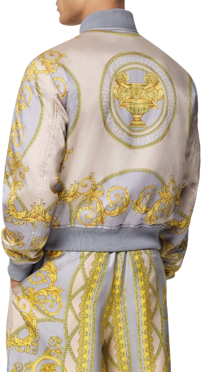 Versace Jackets Concretebonegold Grijs